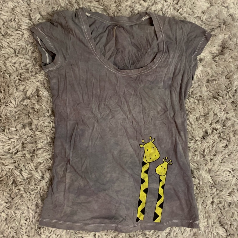 Giraffe Print T-Shirt